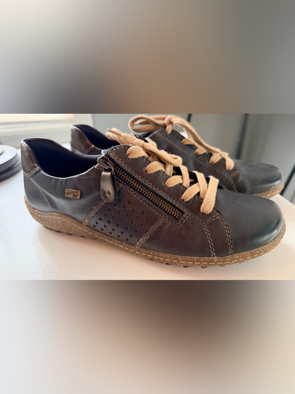 Remonte R4717 Women's Side-Zip Comfort Sneakers - EU 41 (9.5-10)